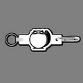 Key Clip W/ Key Ring & Cat (Front, Fat) Key Tag